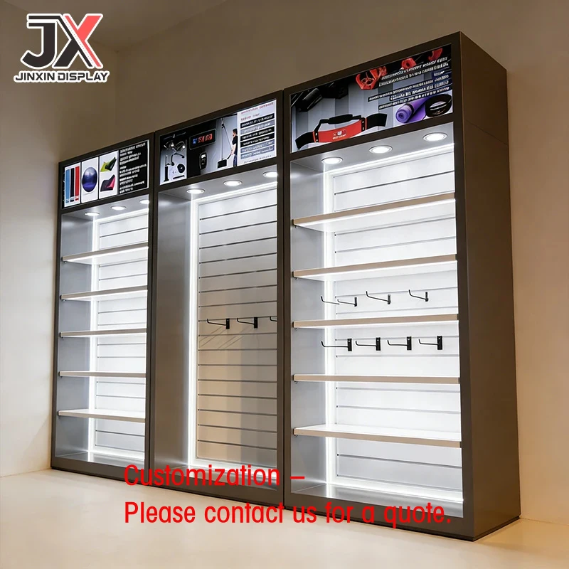custom.Custom Design Multi-functional LED Showcase Shop Display Cabinet High Quality Furniture Counter Mall Product