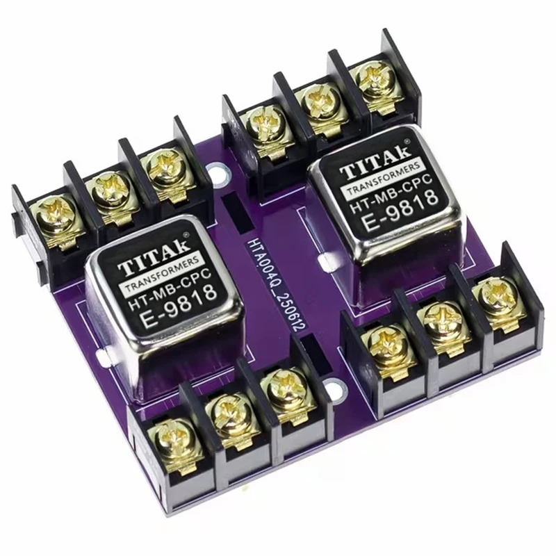 HT-9818 Permalloy Audio Signal Transformer Balanced and Unbalanced Conversion Audio Isolator 600:600 20Hz-20KHz Balanced To RCA