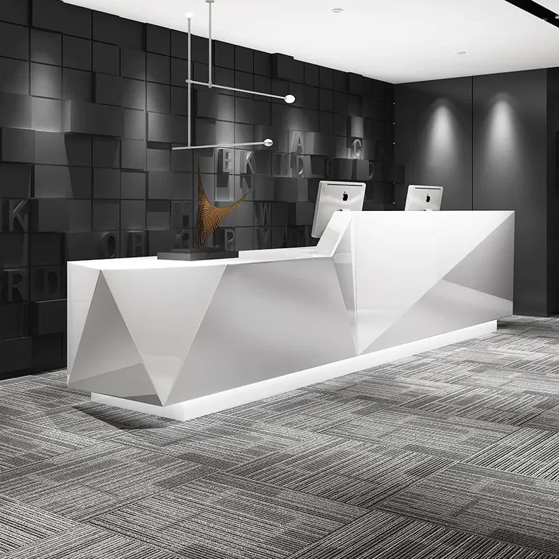 Display Counter Reception Desks Beauty Aesthetics Indoor Modern Reception Desks Salon Business Empfangs Theke Office Furniture