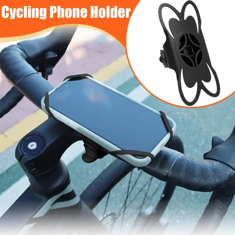 

Силиконовый держатель для телефона на руль, силиконовое крепление для телефона на велосипеде для руля, стильный ремешок безопасности для смартфона, ремешки для навигации
