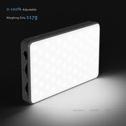 White fill light+Phone Clip+Cold Shoe Screw Multi functional photography kit For iPhone 16 Camera 0-100% Adjustable Selfie Light