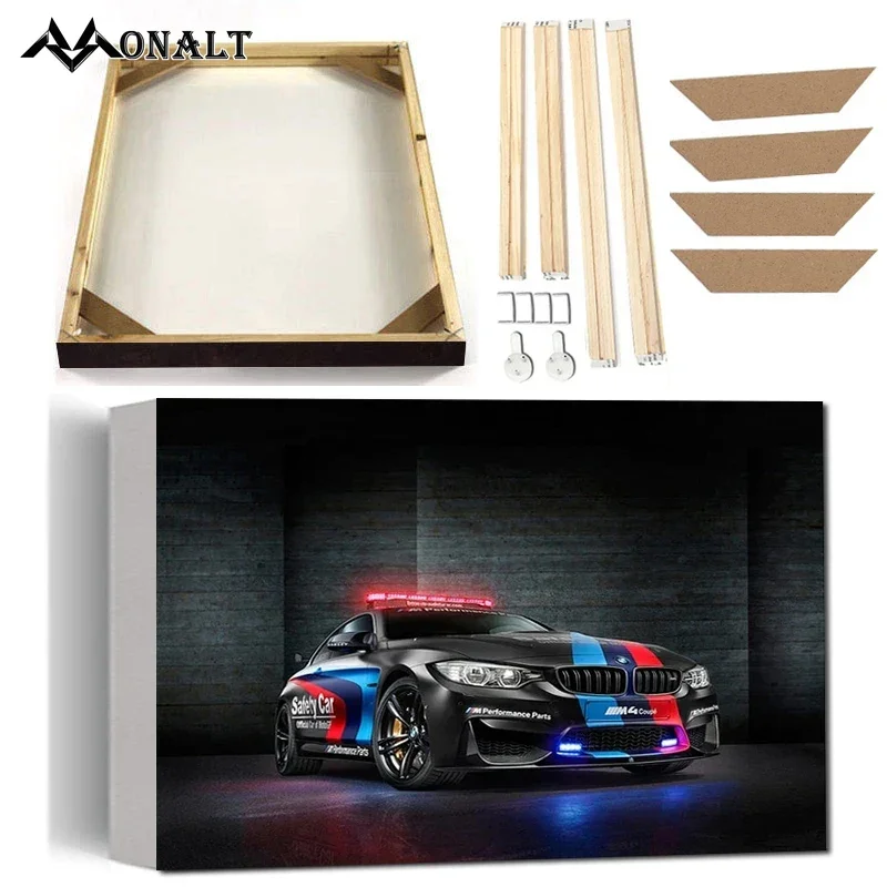 MONALTClassic Popular Car Brand Motorsport Supercar Modern Design Home Decoration Canvas Painting Wall Art Aesthetic Room Decor