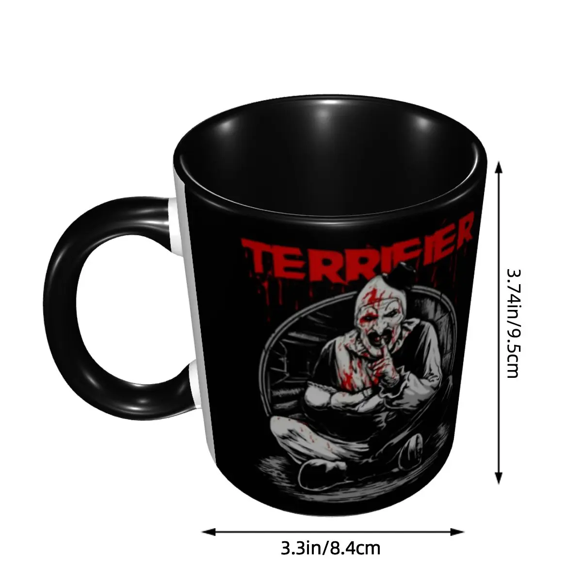 Terrifiers Movie Horror Art Slasher Halloween Coffee Mugs DIY Personalized Ceramic Tea Milk Mug
