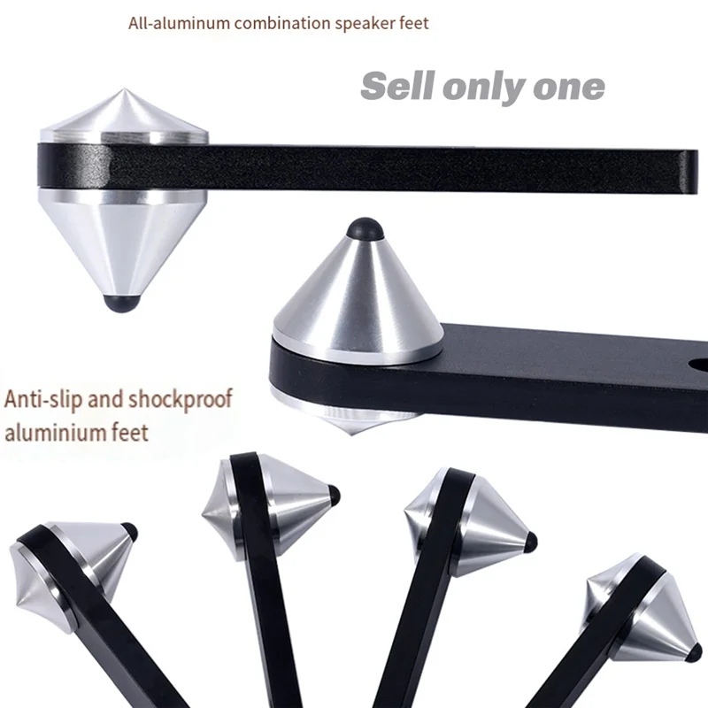 A13E-Speaker Foot Subwoofer Shockproof Spike Bracket Enhanced Stability & Sound Quality