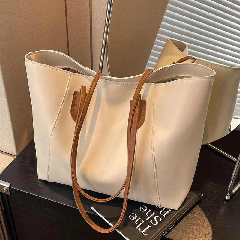 

Женская большая сумка 2024, новая дорожная сумка большой вместимости, летняя высококачественная универсальная сумка через плечо, простая сумка