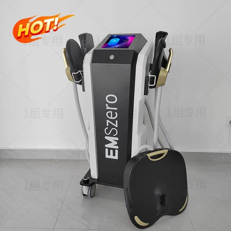 2022 Mới DLS-base EMSlim Điêu Khắc NEO Nova 14 Tesla Công Suất 6500W Hi-Emt 4 Tay Cầm Với chậu Kích Thích Miếng Lót Tùy Chọn EMSzero