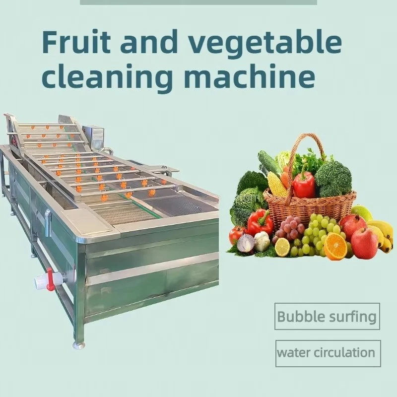 Hydroxyl Fruit and Vegetable Processing Line Cleaning Drying Sorting Waxing Machine Citrus Fruit Washing Machine