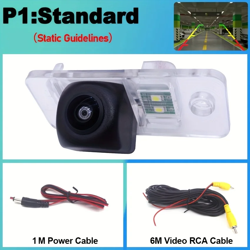 Rearview Camera for Audi TT TTS Mk2, Featuring High-Quality Night Vision CCD Technology, Designed for Safe Parking And Reversing