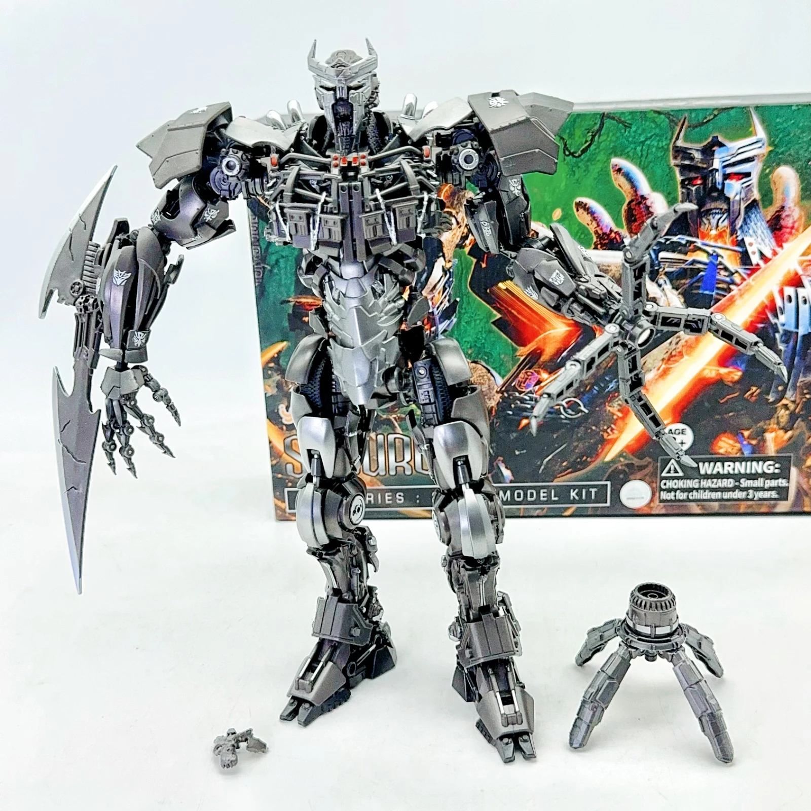 In Stock YOLOPARK AMK Series Movie 7 Scourge 22CM Model Kit Action Figure for Boys Girls Toy Collection