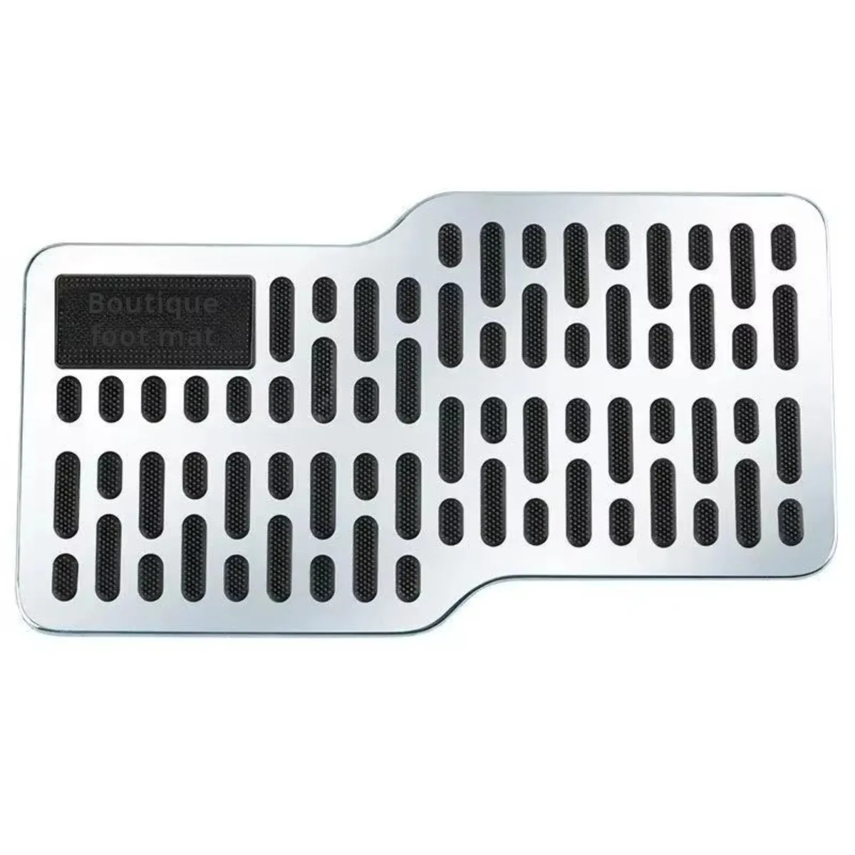 Stainless Steel Pad Auto Foot Rest Pedal Plate Non-slip Floor Carpet Mats for Truck Suv Black Beige Brown Car Accessories
