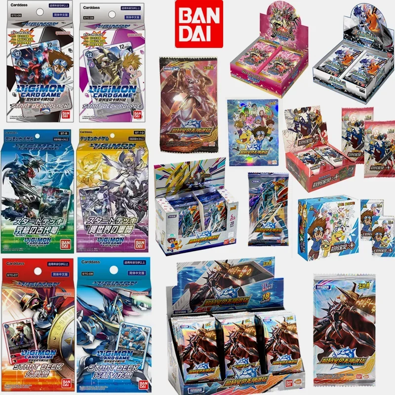 Cartes de collection Digimon pour enfants, véritable magasin de cartes d\'anime, collection de figurines chaudes, édition de luxe, jeu de société,