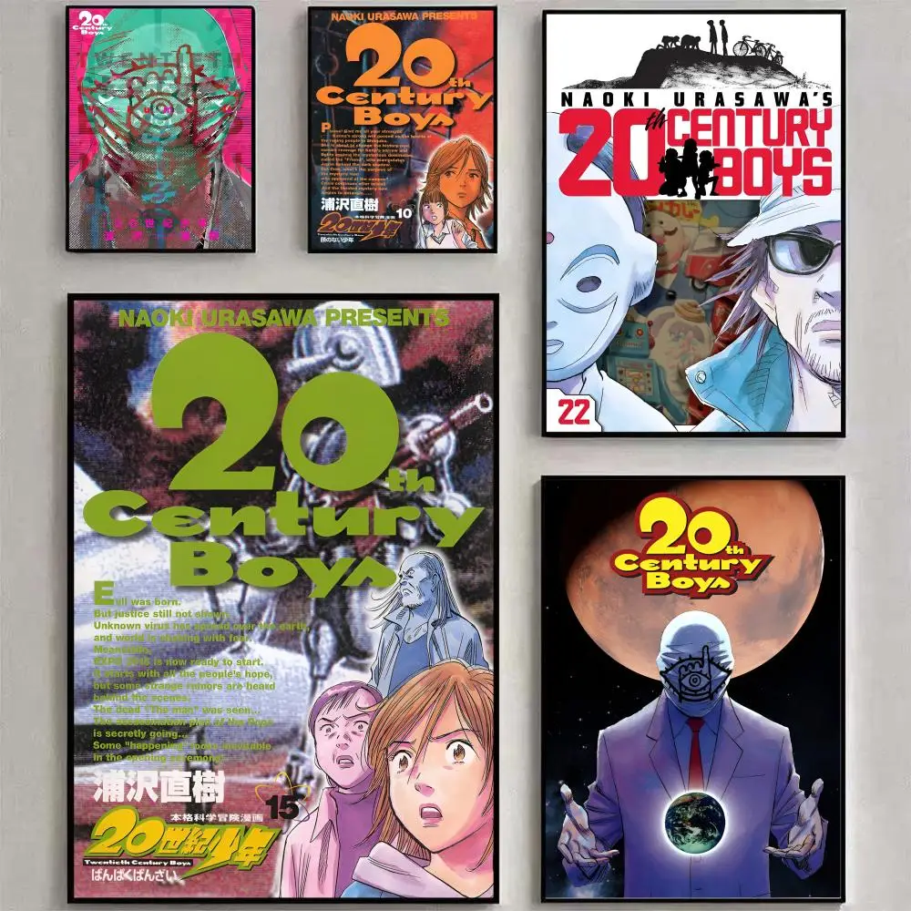 Póster Vintage de 20 ° C-century b-boys, calcomanía artística de pared HD impermeable, decoración estética autoadhesiva para el hogar y la vida