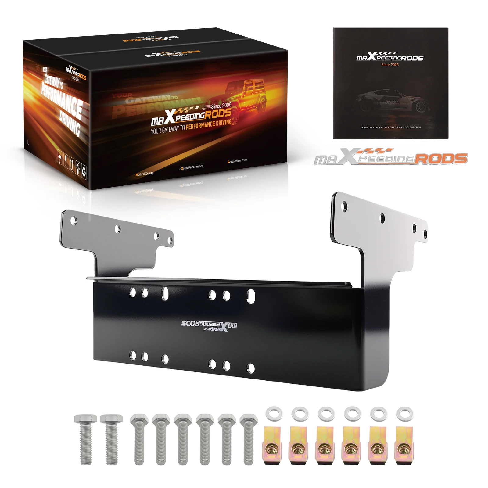 طقم حامل من الفولاذ الأسود لـ Polaris ATP/Magnum/Xplorer 330-500 1995-2008 #1