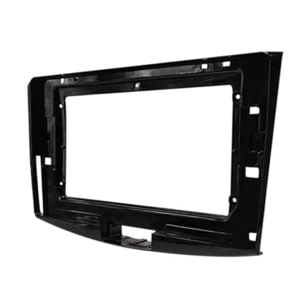 Car Radio Frame For Fascia For Bezel For Passat For B6 For B7 CC For Magotan 2010-2016 10.1 Inch Dashboard Panel Trim Black Inte