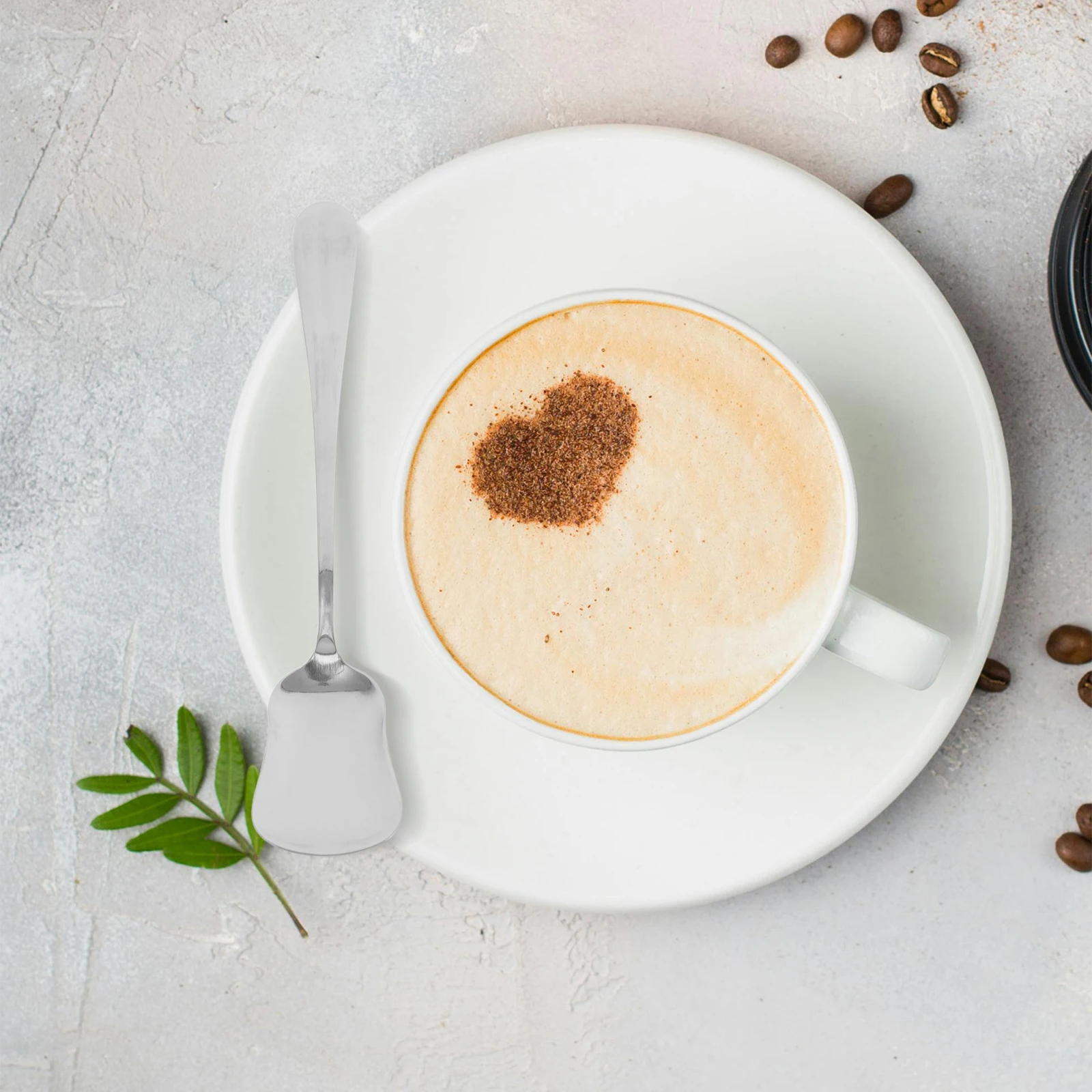 

5 Pcs Stainless Steel Dessert Spoon Demitasse Spoons Coffee Stirrers Milk Teaspoon Table Cocoa Desert Cute