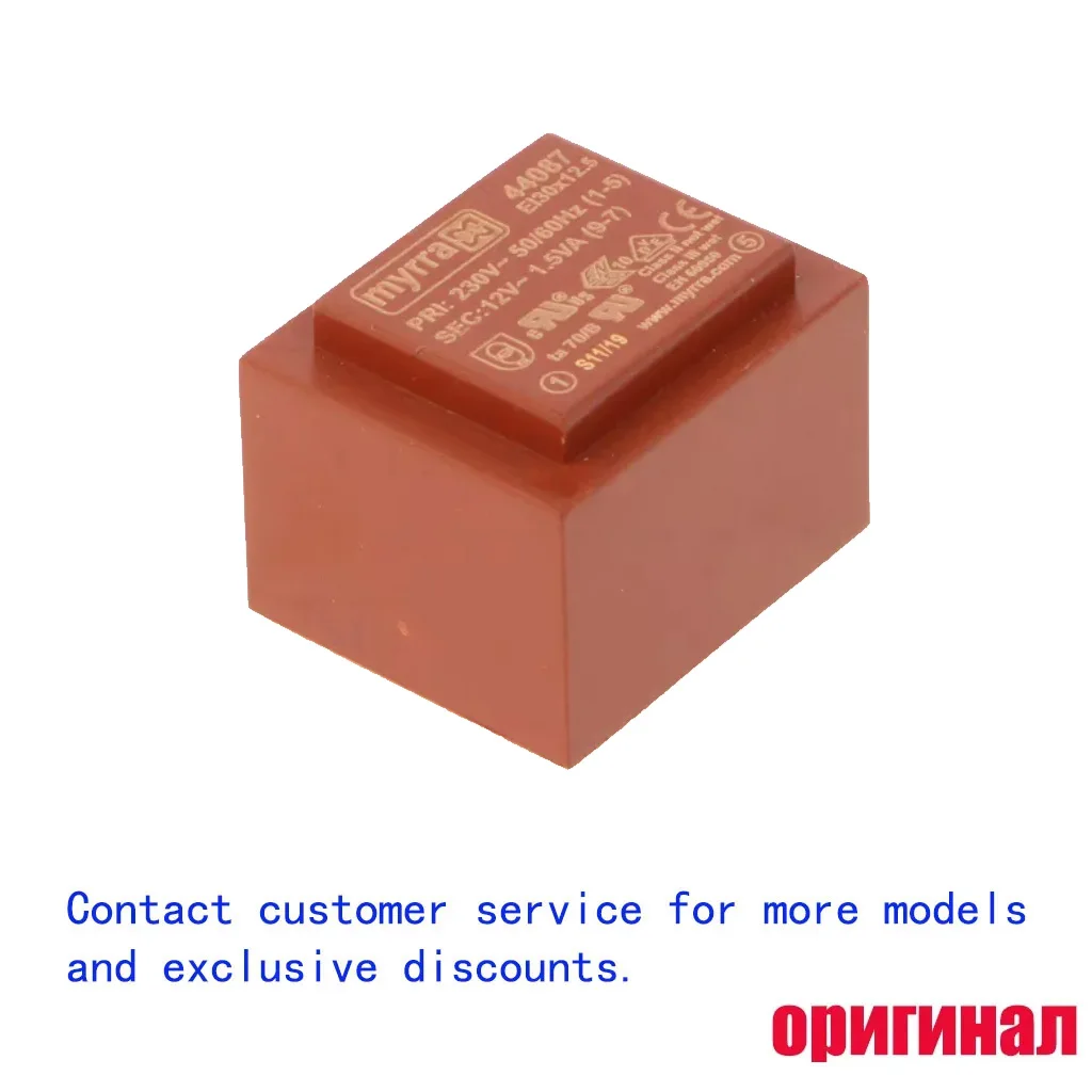 MYRRA 44087 PCB Mount Transformer EI30×12.5 230V to 12V 1.5VA
