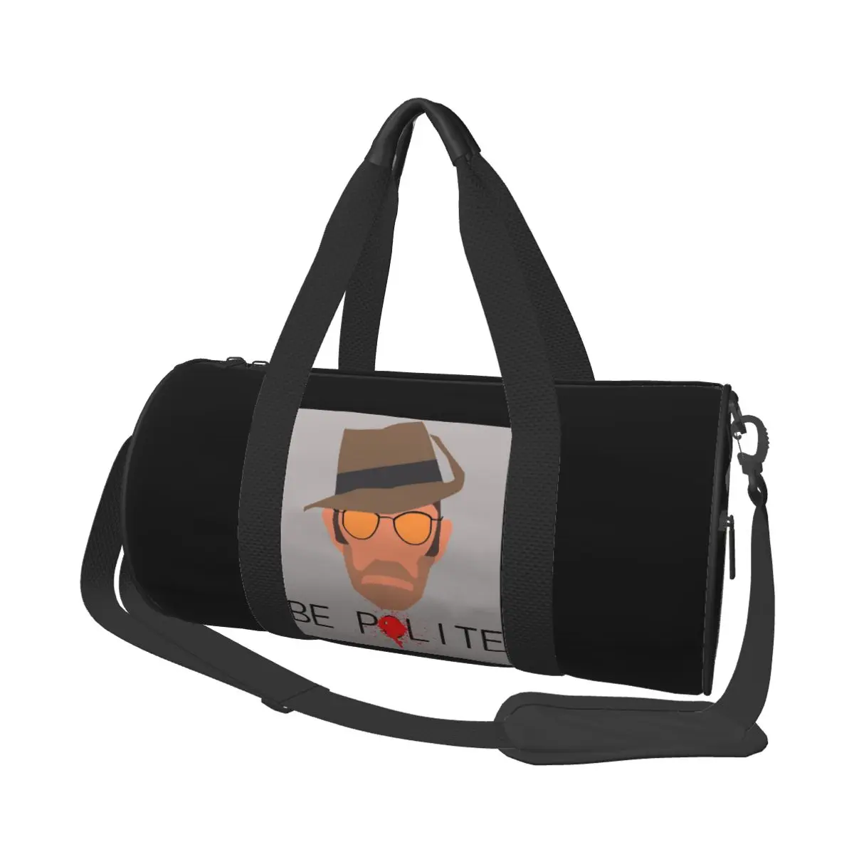 

Team Fortress Sniper Large Duffle Gym Bag Multi-Functional Duffle Travel Bags Handbags Fitness bag