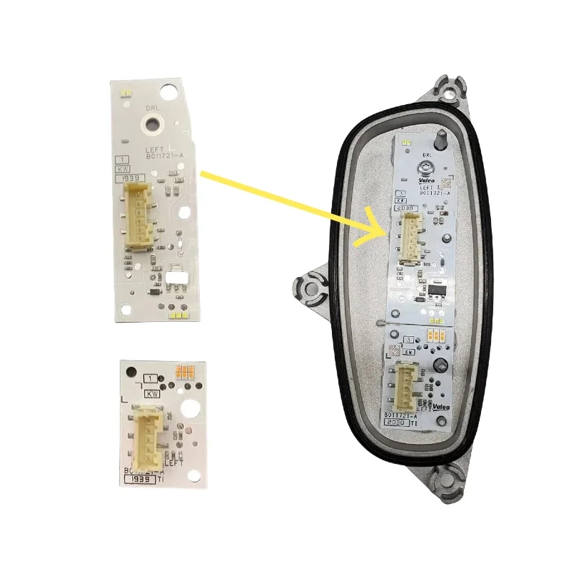 

OEM 81A998473 81A998474 New DRL PCB Boards for 2018 Audi Q2 Full LED Headlight Daytime Running Light Turn Signal Module