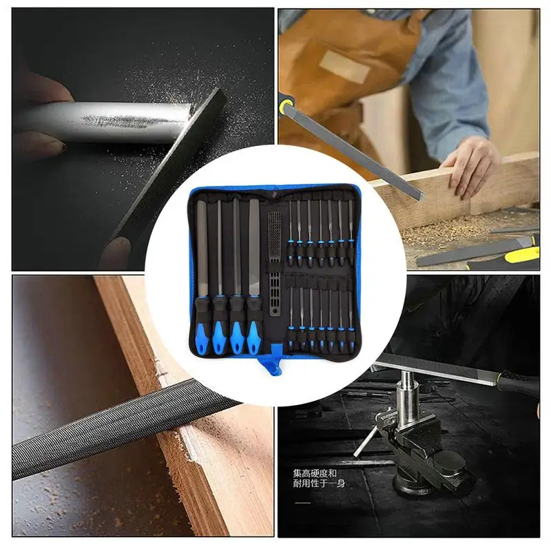 Diamond Mini Metal Needle File Set Hand Tools Portable Grinding Rasp Tool Carpenters Woodworking Polishing Carving Manual Files