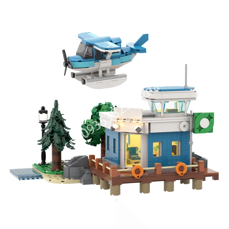 

1516 шт. MOC Dodo Airport Animaler Crossing, строительные блоки, модель, рождественская игрушка, подарочная модель, коллекционная рождественская игрушка в подарок