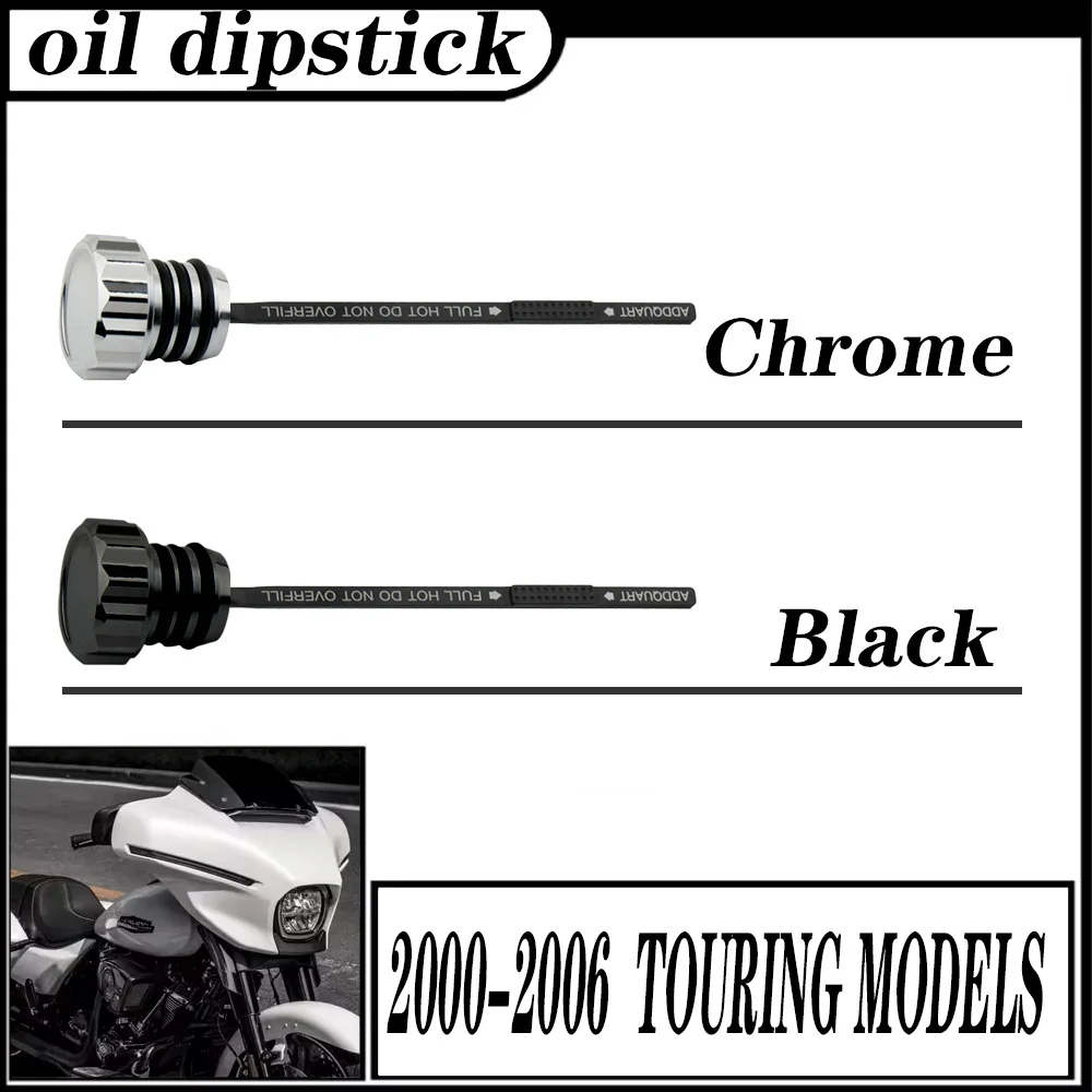 

FOR Harley Davidson Touring 2000-2006 Road King Electra Glide Road Glide Motorcycle Oil Dipstick Aluminum