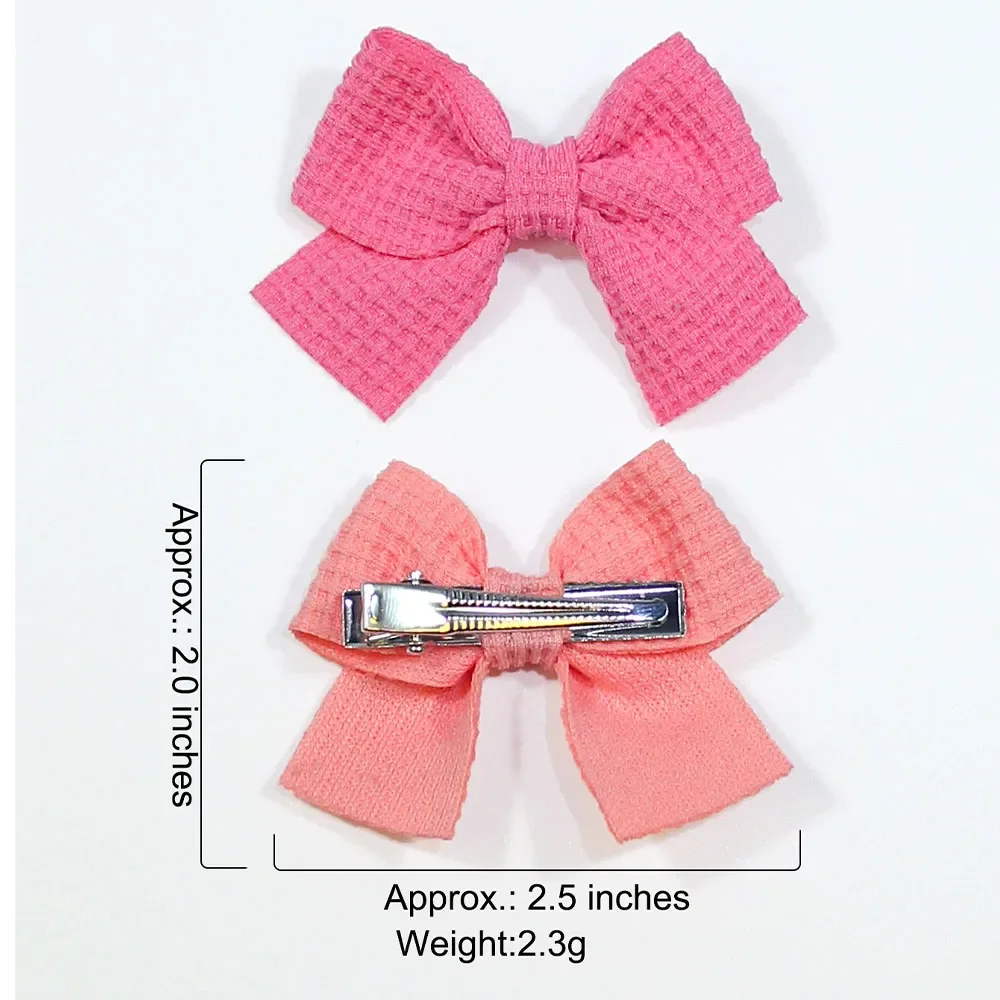 10Pcs/set New Girls Princess Hairpins Hair Bows Nylon Safe Hair Clips Barrettes for Infants Toddlers Kids Baby Hair Accessories