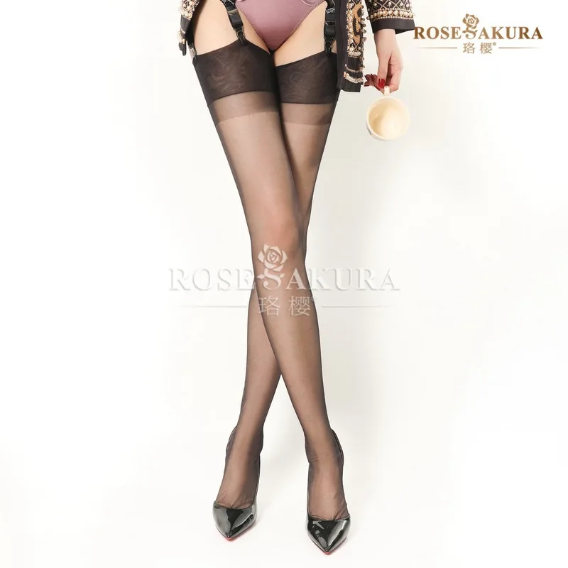 5pair 162-185CM 0102 Ultra Thin Women Large Size Nylon Non Elastic Stockings Sexy Retro Thigh Beauty Temptation High Quality view 2