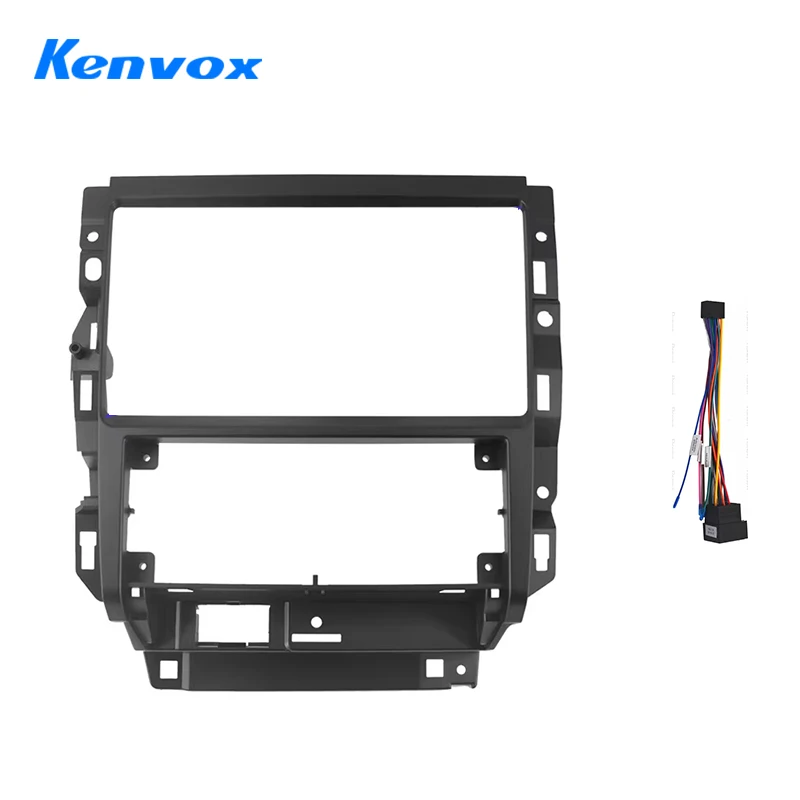 Kenvox 9 inch Car Radio Fascia for Volkswagen golf Bora MK4 2004 DVD Stereo Frame Plate Adapter Mounting Dash Installation Bezel