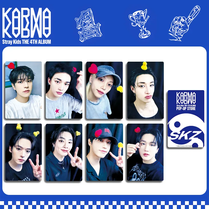 SKZOO "KARMA" Album Card Mingxin Special Card Lucky Card Random Card Peripheral Stars StrayKids Collection Card