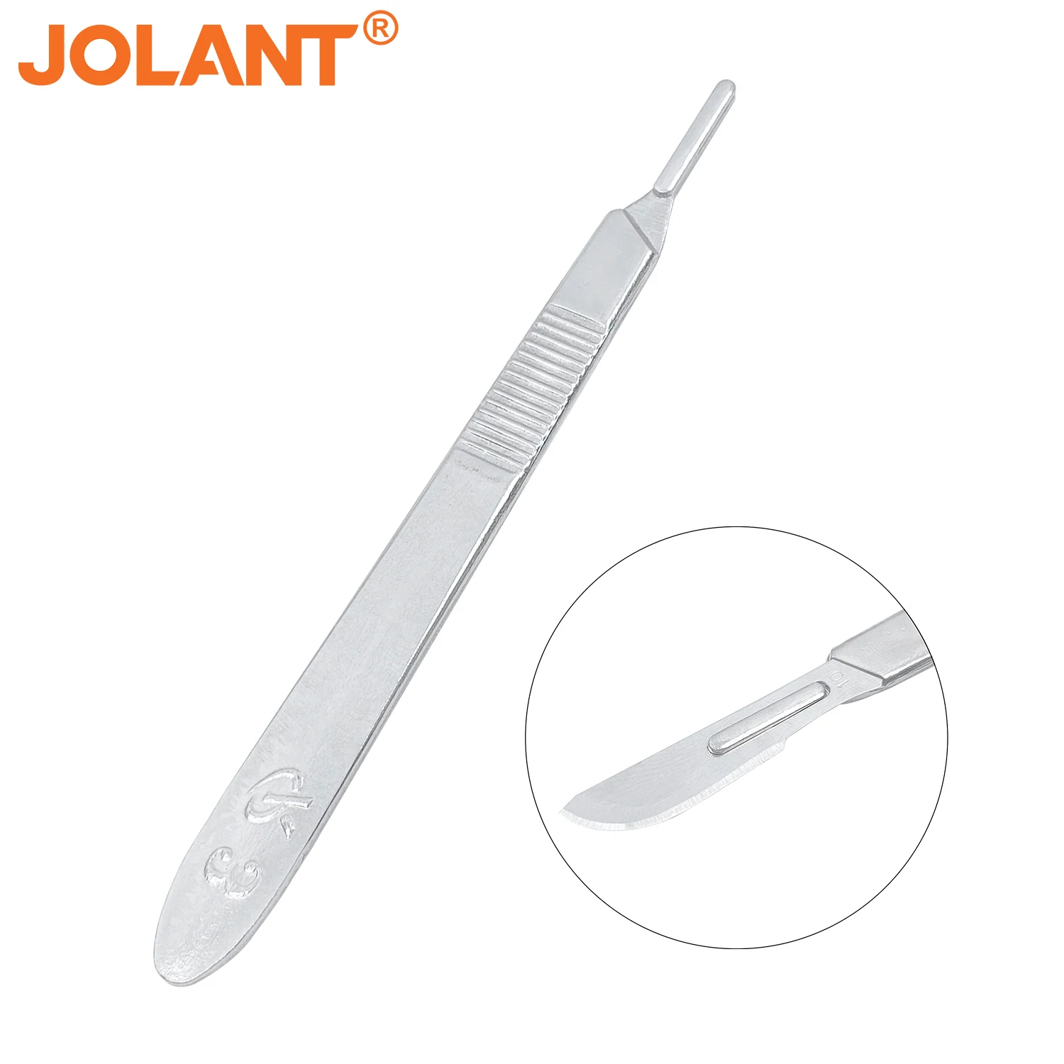 

JOLANT 1PC Dental 3# Surgery Scalpel Handle 12cm Stainless Steel fit for #10 #11 #12 #15 Blades