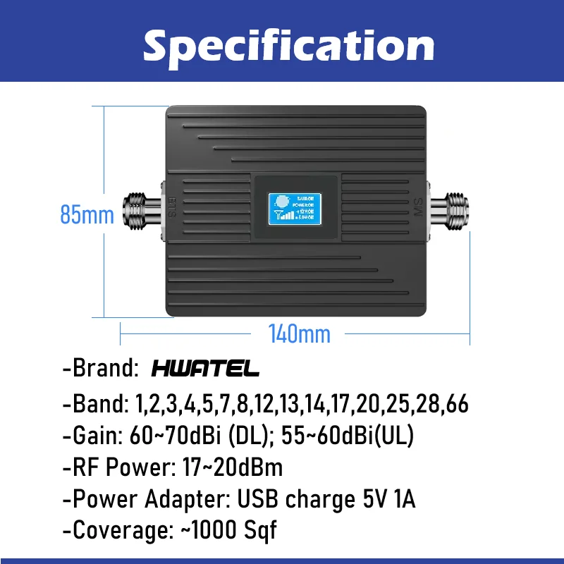 700 850 1700 1900 2600 الفرقة B28 N28 B5 N5 B4 N4 N2 N25 N66 LTE 2G 3G 4G 5G الخلوية مكبر للصوت المحمول إشارة الداعم مكرر