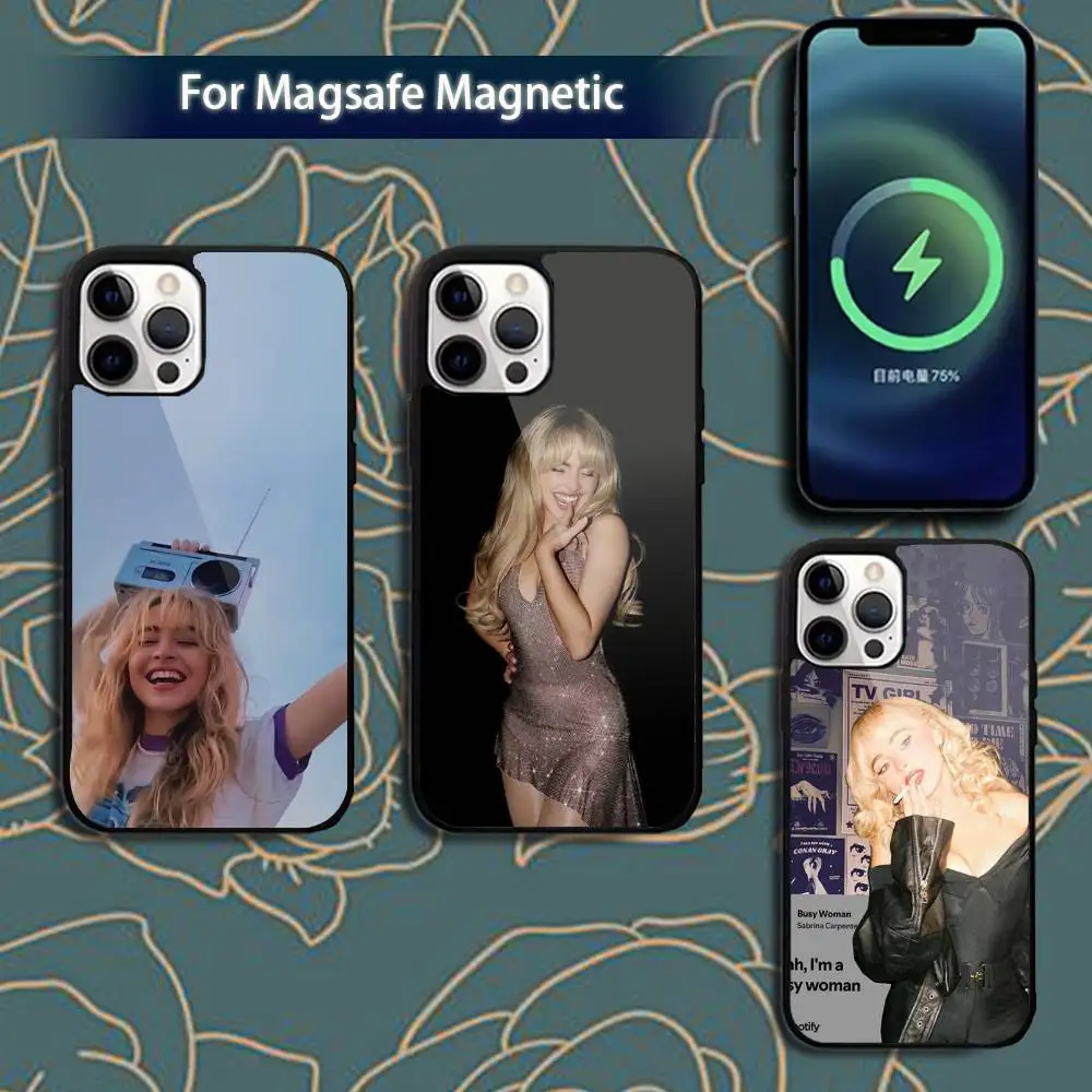 

S-Sabrina-ES C-Carpenter Phone Case For iPhone 17,16,15,14,13,12,11,Pro,Max,Plus,Mini,Magsafe,Magnetic Wireless Charging Case