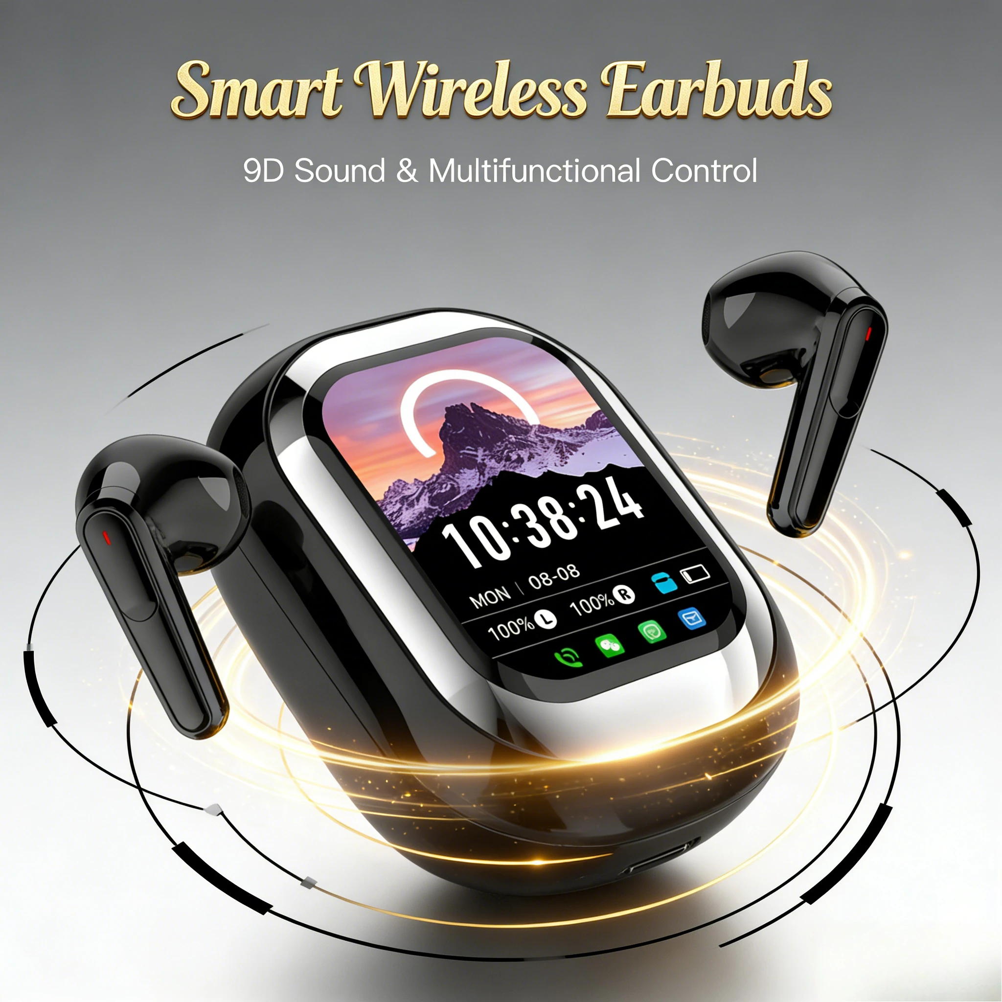 

Наушники для перевода в реальном времени, беспроводной AI-переводчик, 144 языка, 50 часов работы, LED-дисплей заряда, микрофон с шумоподавлением, НОВИНКА