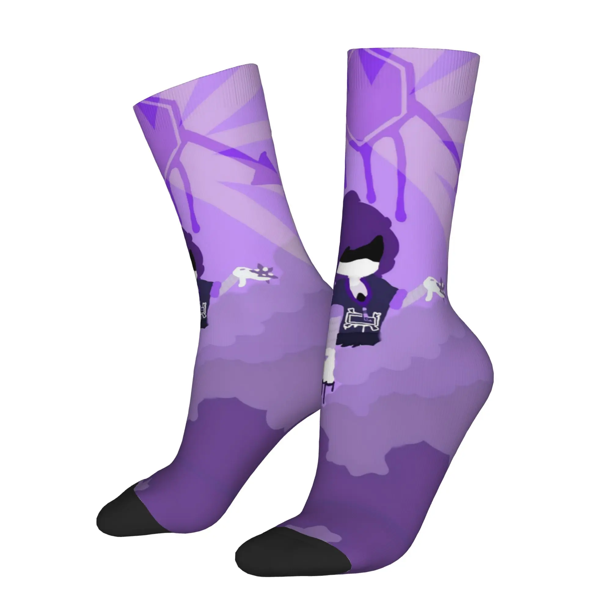 Winter Warm Hip-hop Women Men Uzi Murders Drones Game Socks  Sweat Absorbing Basketball Socks