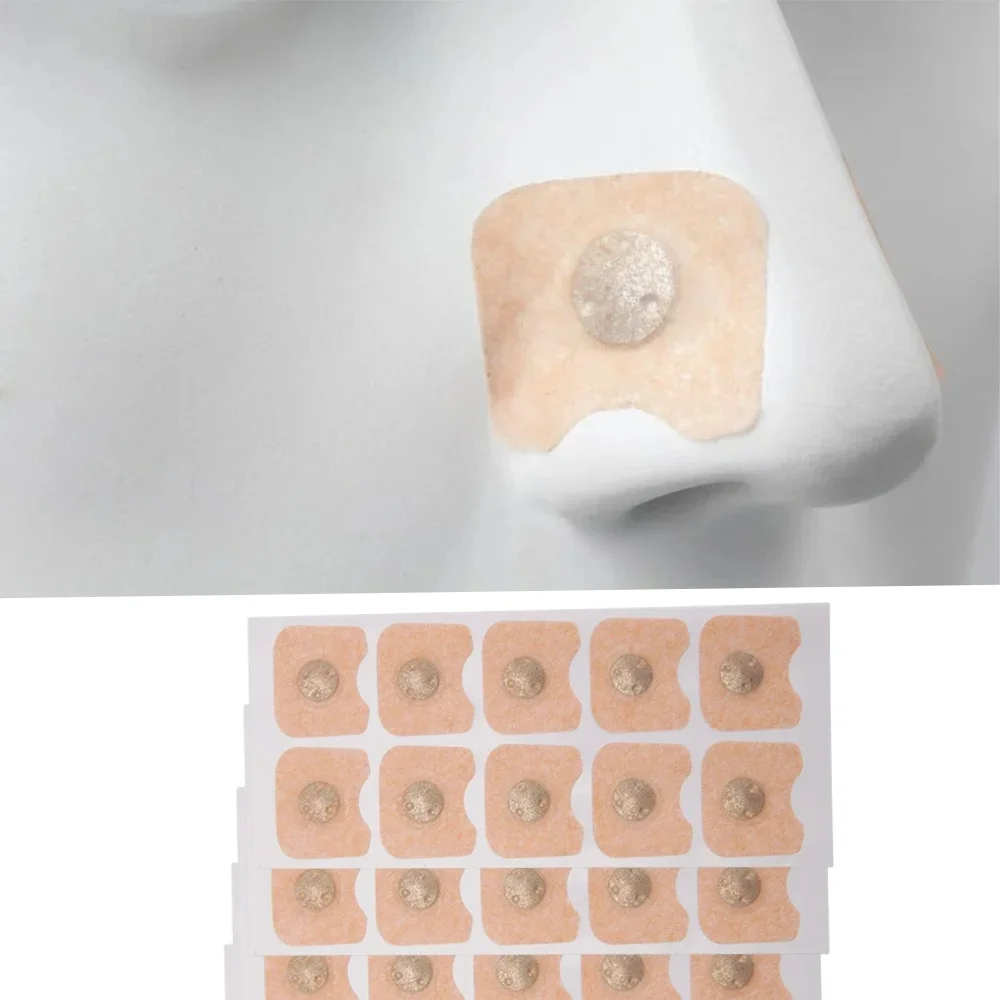 

Магнитные пластыри для носа для улучшения дыхания, повышения качества сна и уменьшения храпа, 100 шт.