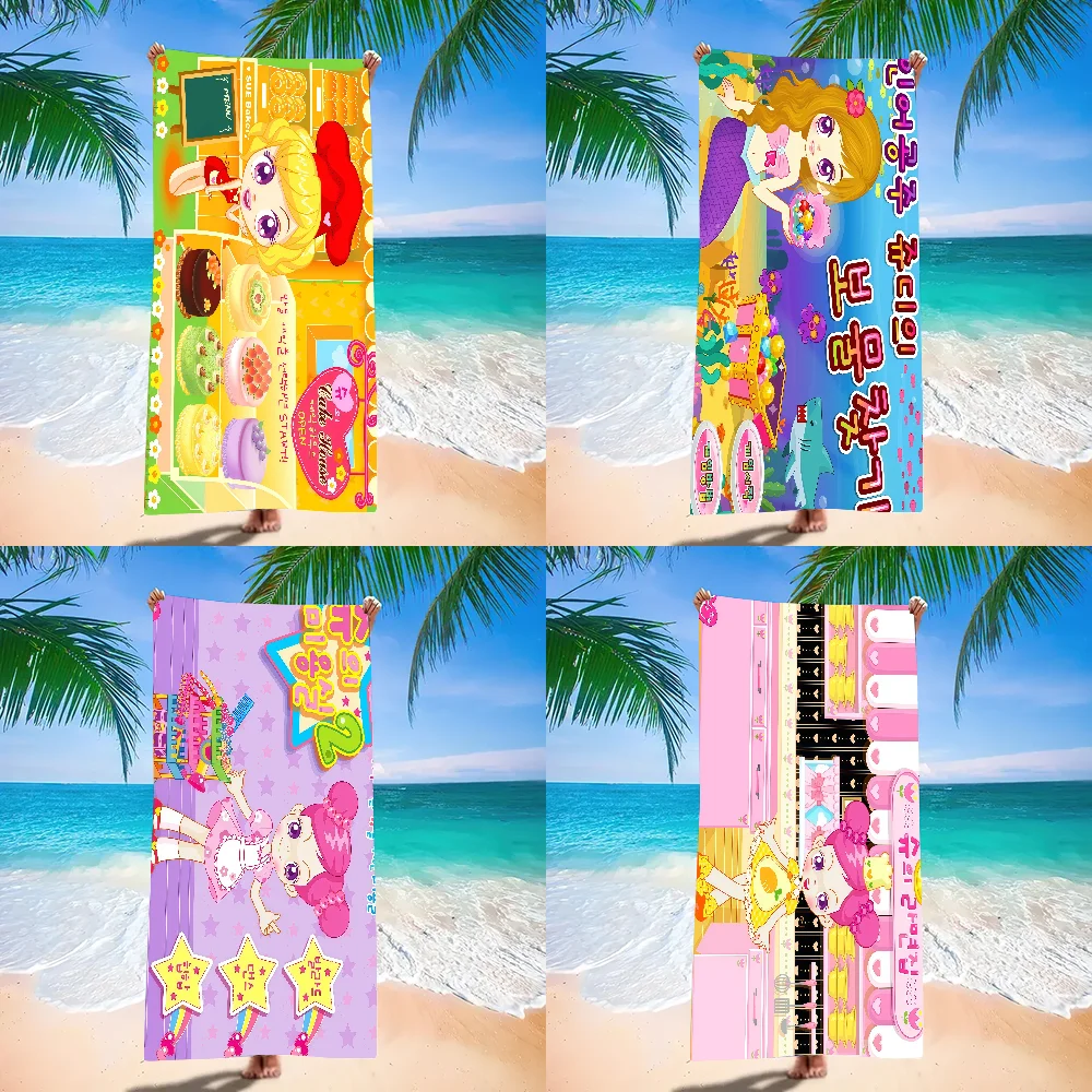 

Funny gam Sue's game Towel Beach Towel Large Size Outdoor Travel Camping Absorbent toallas Towels Summer Swimming