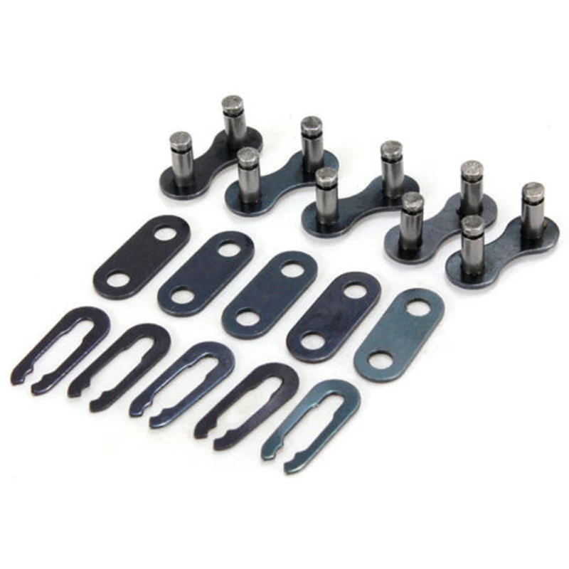 20pcs Bicycle Bike Single Speed Quick Chain Master Link Connector Repair Parts For Most 1-3 Speed Chains Bikes Steel Tools