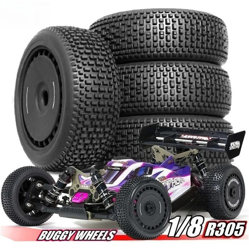 RS 1/8 スケール タイヤ R305 - ARRMA Typhon 6S オフロードトラック & TRAXXAS Jato に適合