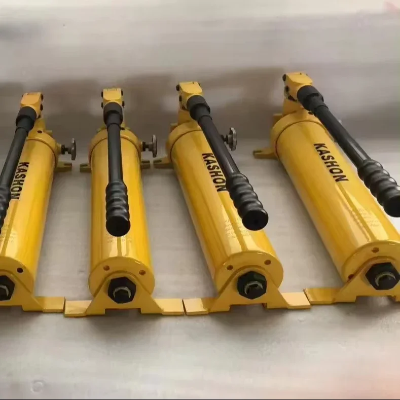 

Two Speed High Pressure 700Bar Hydraulic Hand Pump Set P-80 To Work With Cylinder Jack