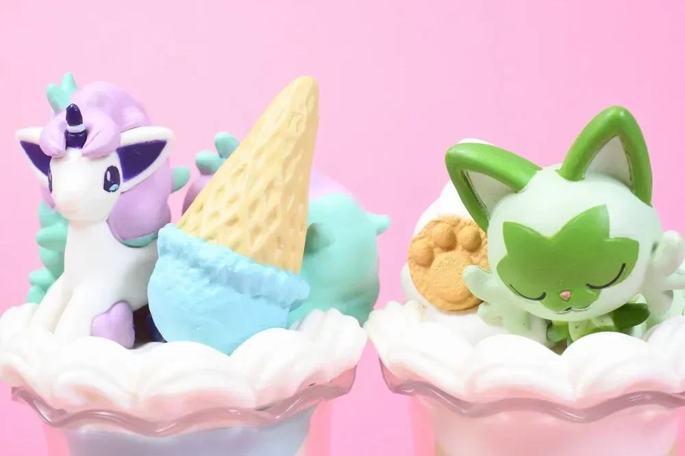 TakaraTomyArts Capsule Toy cute kawaii Japanese anime Yummy! Sweets Mascot 5 Parfait icecream dessert collectible model gashapon