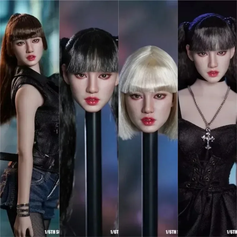 

Масштаб 1/6, голова женщины-солдата, скульптура головы девушки, резьба Molde SDH041, подходит для 12 дюймов PH TBL, фигурка загара, куклы на тело