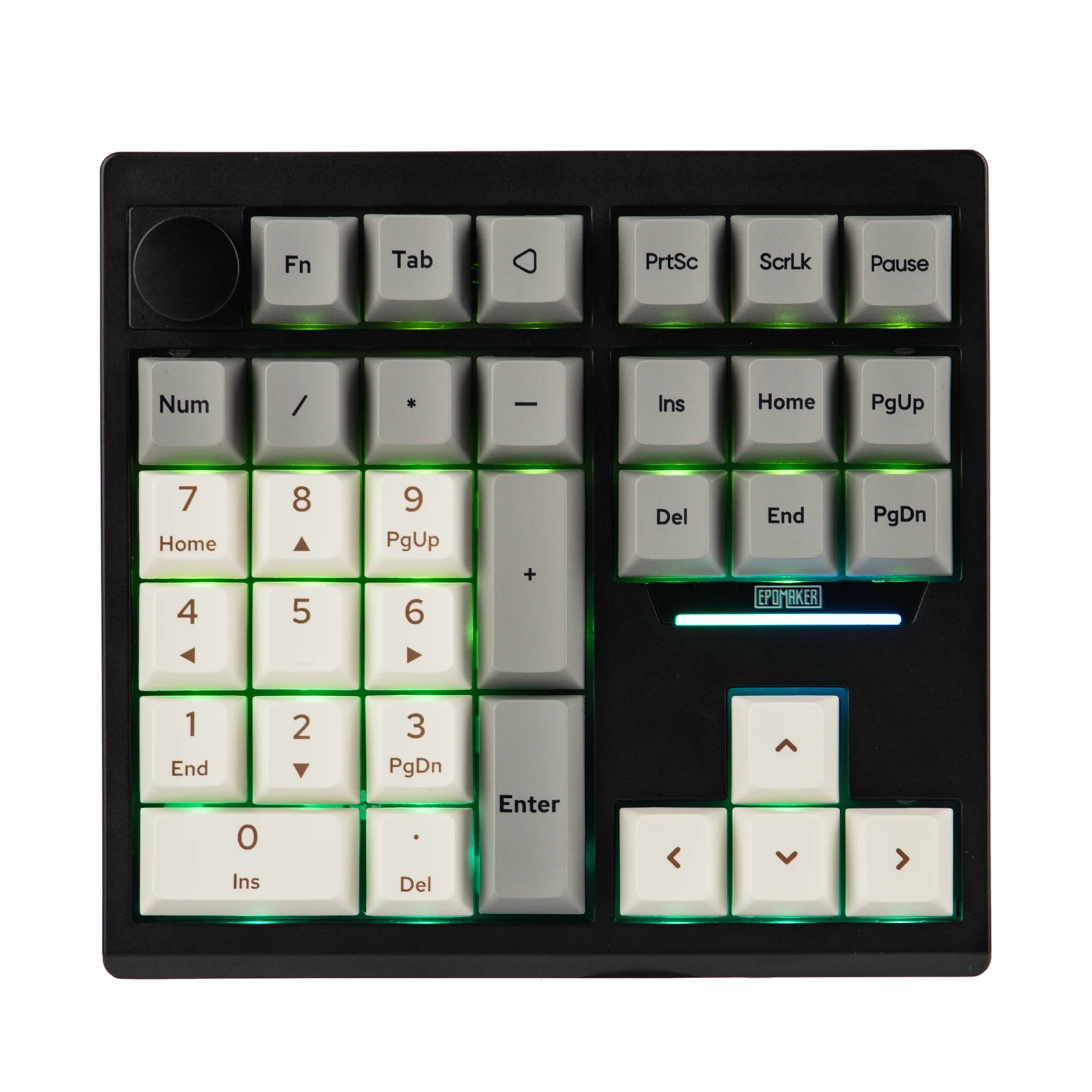 

EPOMAKER TH33 QMK/VIA 30% Layout Hot-Swap Wired/Bluetooth/2.4G Wireless Mechanical Numpad with Arrow Keys & Knob RGB Backlit