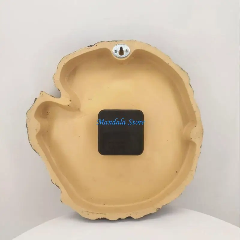 

U2JC Artistic Resin Hanging Clock Water Resistant Timepieces for Poolsides Use