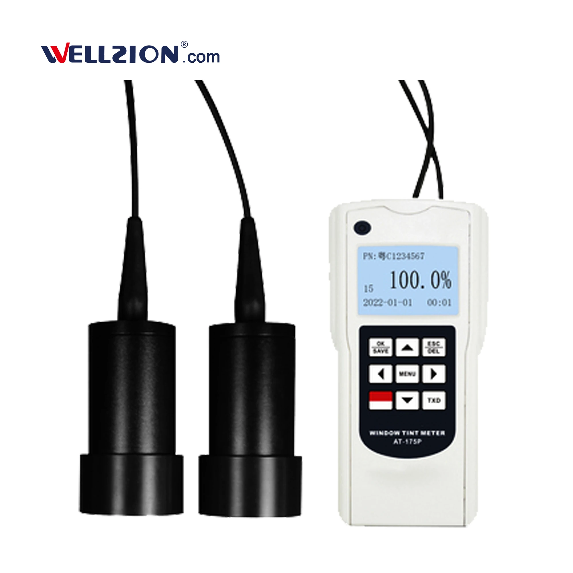 AT-175P 0 to 100 Percent Measuring Light Transmission Tester Window Tint Meter