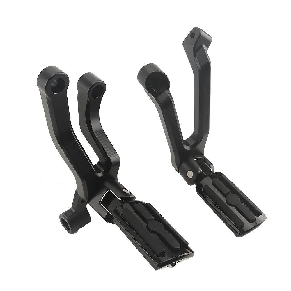 Motorcycle Front Rear Foot Pegs Non-Slip Footpegs Adjustable Rear Passenger Foot Rests Pedal For Nightster 975 RH975 Nightster