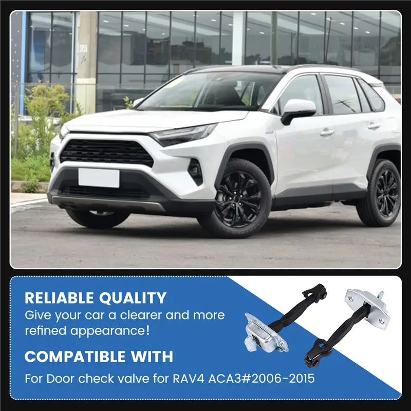 Multi-Purpose Door Check Strap Stopper Jam Hinge Door Limit Stop 68610-0R020 68630-0R020 For Toyota RAV4 ACA3 2006-2015