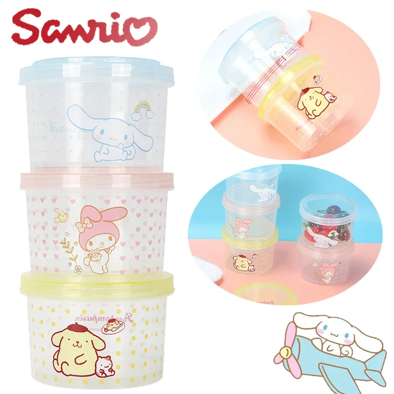 

Sanrio Cinnamoroll Refrigerator Storage Box Fresh-Keeping Box Fresh Vegetable Fruit Boxes Storage Containers Kitchen Organizer