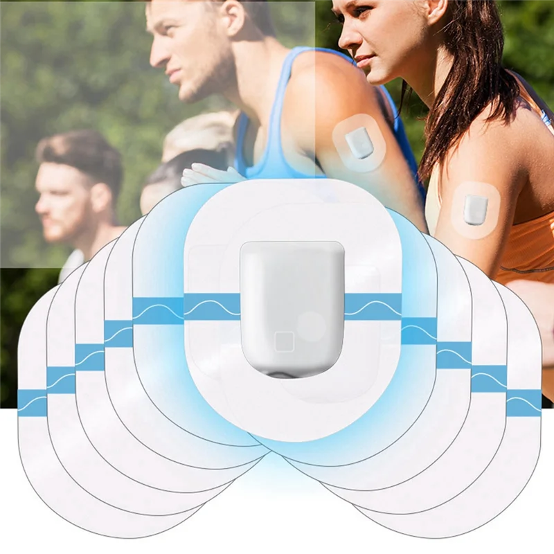 10Pcs Sensor Adhesive Patch Clear Invisible Glucose Monitor Sticker Overpatch