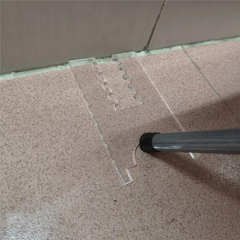 SYW-Melindungi Dinding & Mencegah Risiko Kebakaran-Penyekat Dinding Akrilik Transparan yang Dapat Disesuaikan untuk Keamanan Furnitur (2-Pak), 6.69 inci - 11.34 inci