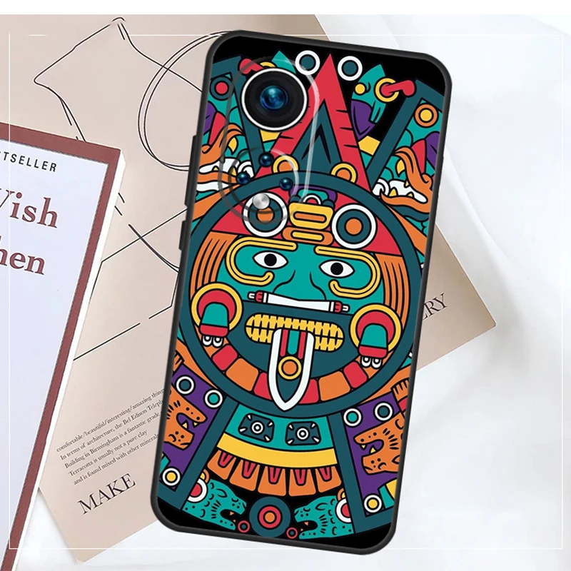 Aztec Calendar Mayan Native Stone Phone Case For Honor 70 50 90 Lite Magic 5 6 Pro X6 X7 X8 X9 X6a X7a X8a X9a X8b X9b Cover